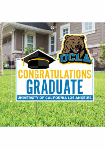UCLA Bruins Congratulations Graduate Yard Sign - White