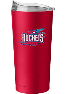 Logo Brands Houston Rockets 20oz Vault Powder Coat Stainless Steel Tumbler - Red