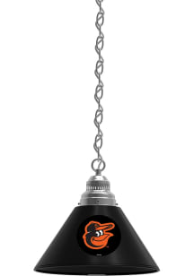 Baltimore Orioles Single Silver Billiard Lamp