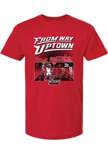 Summit Sportswear Miami RedHawks Red 2026 Men's Basketball 31-OH From Way Uptown Short Sleeve Fash..