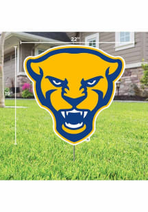 Pitt Panthers Mascot Yard Sign - Gold