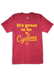 Bozz Prints Iowa State Cyclones Cardinal Great to Be a Cyclone Short Sleeve T Shirt