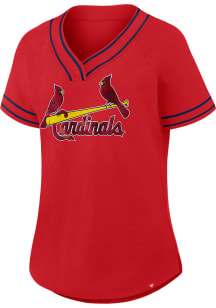 St Louis Cardinals Womens Team First Fashion Baseball Jersey - Red