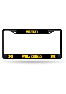 Michigan Wolverines Metal License Plate Frame - Navy Blue