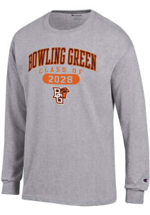 Champion Bowling Green Falcons Grey Pill Class of 2028 Jersey Long Sleeve T Shirt