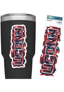 UConn Huskies Justin patten Main 3in Durable Stickers - Navy Blue