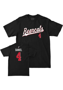 Conlan Daniel Cincinnati Bearcats Youth Black NIL Script Player Tee