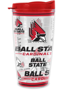 Ball State Cardinals Mayhem 16oz Tritan Tumbler - Red