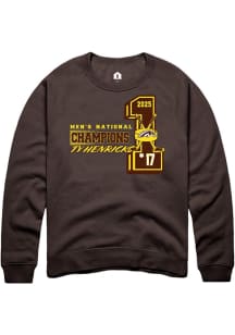 Ty Henricks Western Michigan Broncos Mens Brown NIL 2025 National Champions Player Crew