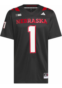 Adidas Nebraska Cornhuskers Black Our Red Burns Brighter Football Jersey