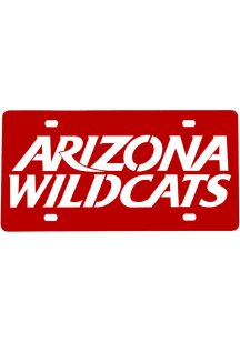 Arizona Wildcats Cardinal Front Car Accessory License Plate
