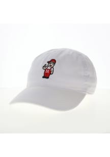 Nebraska Cornhuskers White Relaxed Twill Adjustable Toddler Hat