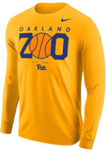 Nike Pitt Panthers Gold Oakland Zoo 2025 Long Sleeve T Shirt