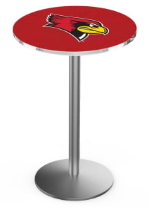Illinois State Redbirds Stainless Round Base Pub Table