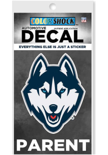 UConn Huskies Parent Auto Decal - Navy Blue