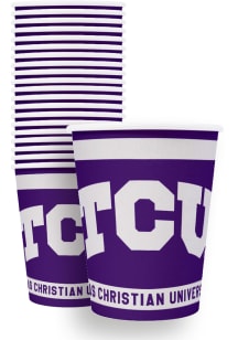 TCU Horned Frogs 12 oz 20 Pack Disposable Cups