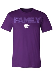 K-State Wildcats Purple Family Short Sleeve T Shirt