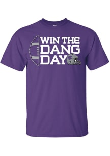 K-State Wildcats Purple Win the Dang Day Redux Short Sleeve T Shirt