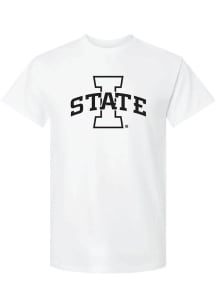 Iowa State Cyclones White Tonal Primary Team Logo Short Sleeve T Shirt
