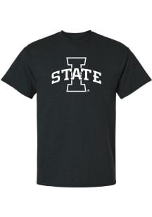 Iowa State Cyclones Black Tonal Primary Team Logo Short Sleeve T Shirt