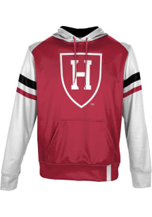 ProSphere Harvard Crimson Youth Crimson Old School Long Sleeve Hoodie