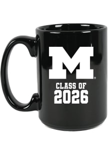 Michigan Wolverines Class of 2026 El Grande Ceramic Mug - Black