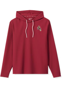 Johnnie O Arizona State Sun Devils Mens Maroon Hoppin Long Sleeve Hoodie