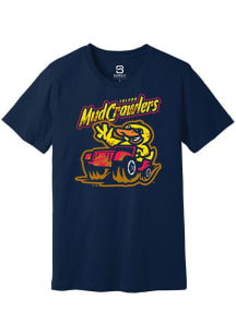 Summit Sportswear Toledo Mud Hens Navy Blue Mud Crawlers Theme Night 2025 Short Sleeve T Shirt