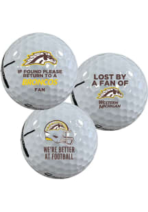 Western Michigan Broncos Fun Sayings Golf Balls