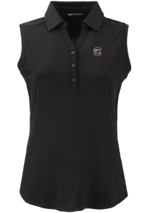 Cutter and Buck South Carolina Gamecocks Womens Black Forge Eco Polo Shirt