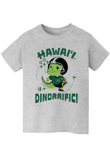 Vive La Fete Hawaii Warriors Youth Grey Dino-Riffic Short Sleeve T-Shirt