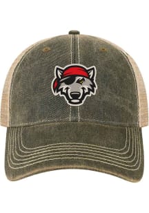 Erie SeaWolves Black Old Favorite Meshback Youth Adjustable Hat