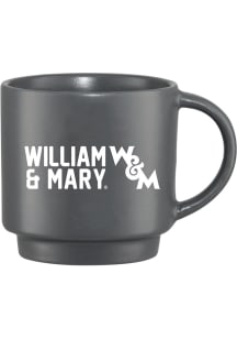 William & Mary Tribe 14oz Stack-N-Sip Ceramic Mug - Dark Grey