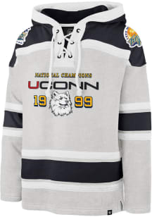 47 UConn Huskies Mens Ash 1999 Champions Fashion Hood