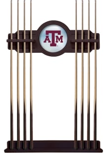 Texas A&M Aggies Solid Wood Cue Rack Pool Table Accessories