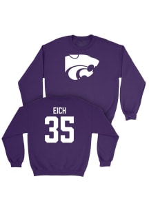 Billy Eich K-State Wildcats Mens Purple NIL Legacy Player Crew