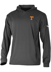 Columbia Tennessee Volunteers Mens Black Heat Seal Long Drive Long Sleeve Hoodie