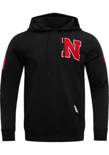 Pro Standard Nebraska Cornhuskers Mens Black Classic Long Sleeve Hoodie