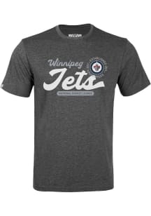 Levelwear Winnipeg Jets Youth Grey Richmond Jr Monument Short Sleeve T-Shirt