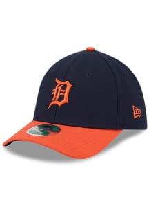 New Era Detroit Tigers Mens Navy Blue MLB Player Replica 39THIRTY M-Crown Flex Hat