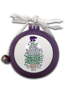K-State Wildcats Been Sprucing Up Ornament - Purple