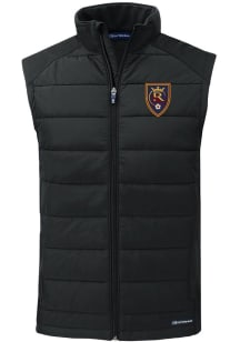 Cutter and Buck Real Salt Lake Mens Black Evoke Sleeveless Jacket