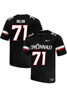 Judea Milon  Nike Cincinnati Bearcats Black Football NIL Name And Number Football Jersey