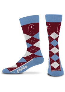 Philadelphia Phillies Cooperstown Mens Argyle Socks