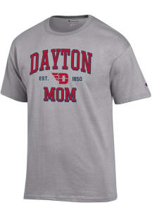 Champion Dayton Flyers Grey EST Date Mom Jersey Short Sleeve T Shirt