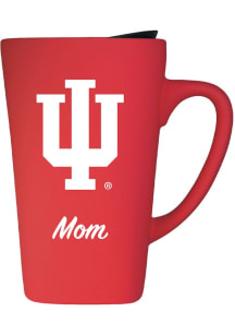 Indiana Hoosiers 16oz Soft Touch Mom Ceramic Mug - Crimson