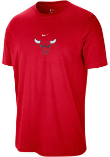 Nike Chicago Bulls Red Primary Logo Short Sleeve T Shirt