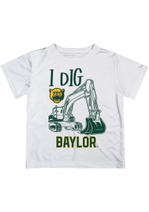 Vive La Fete Baylor Bears Infant Excavator Short Sleeve T-Shirt White