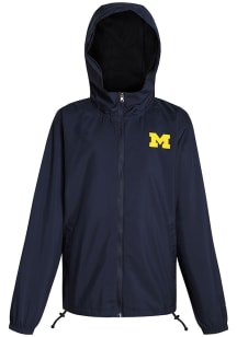 Michigan Wolverines Youth Navy Blue Primary Logo Light Weight Jacket