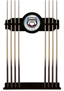 Georgia Bulldogs Mascot Solid Wood Cue Rack Pool Table